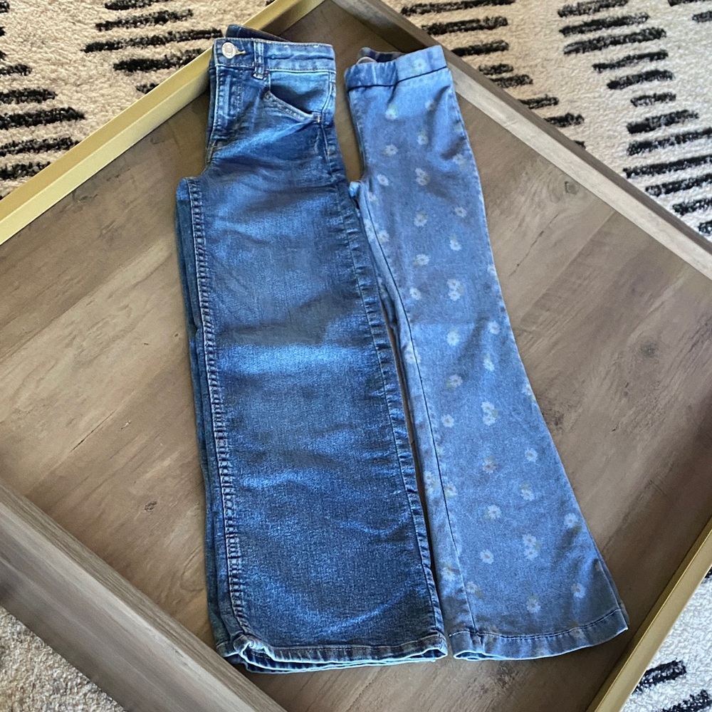 H&M Set of Kids Wide Leg Blue Jeans